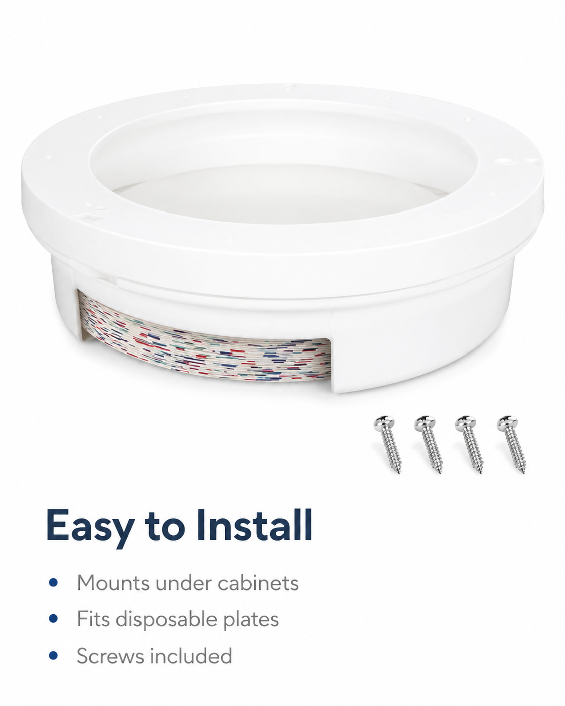 💥New Arrivals Sale 49% OFF💥Under Cabinet Paper Plate Dispenser