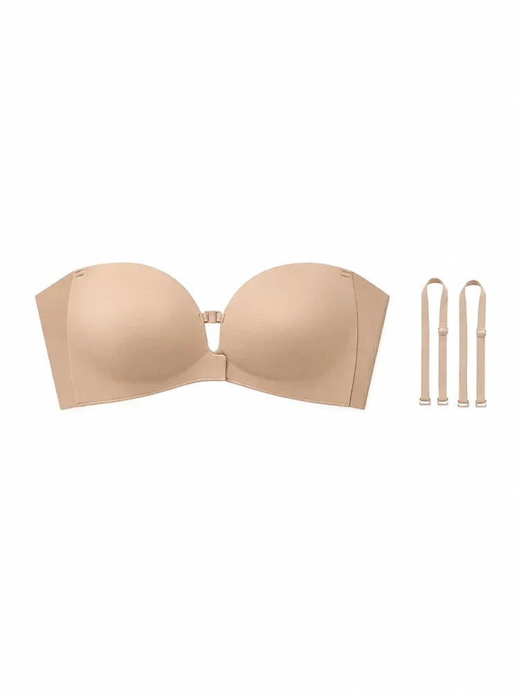 🔥Last Day Only $19.99 - Women's Strapless Front Closure Push-Up Bra