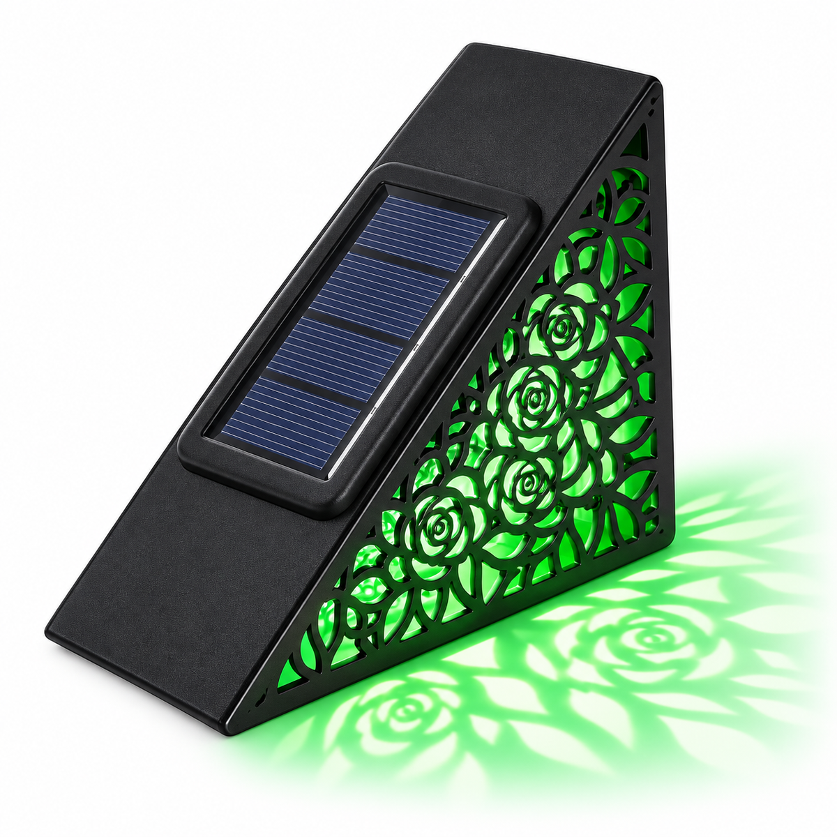 🔥Hot Sale 49% OFF🎄Solar Rose Pattern Outdoor Step Lights