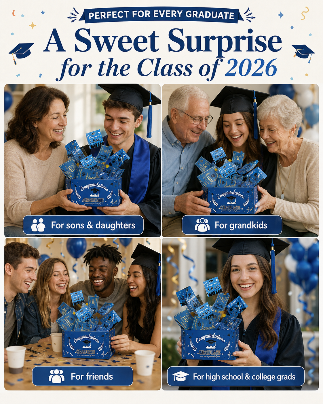 🎁2026 Graduation Surprise Pop-Up Gift Box