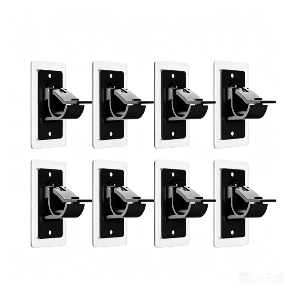 š„heavy-duty Self-adhesive Rod Support Brackets