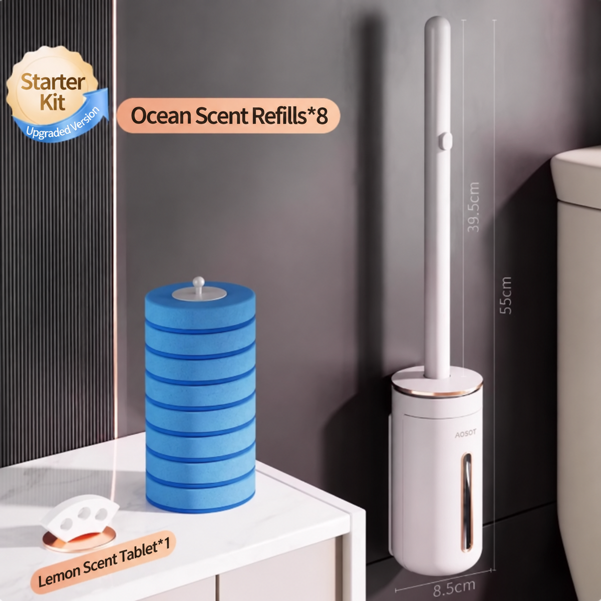 🔥 Limited-time 50% off-Toilet Scrubber Brush Kit