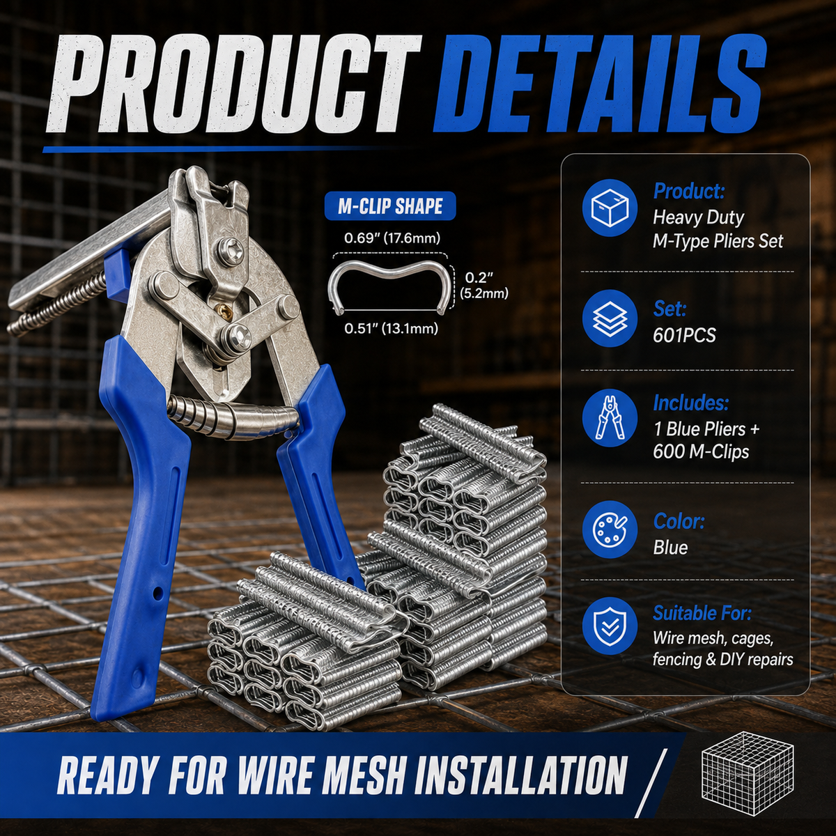 🔥Hot Sale 50% OFF🔥601PCS Heavy Duty M-Type Pliers Set