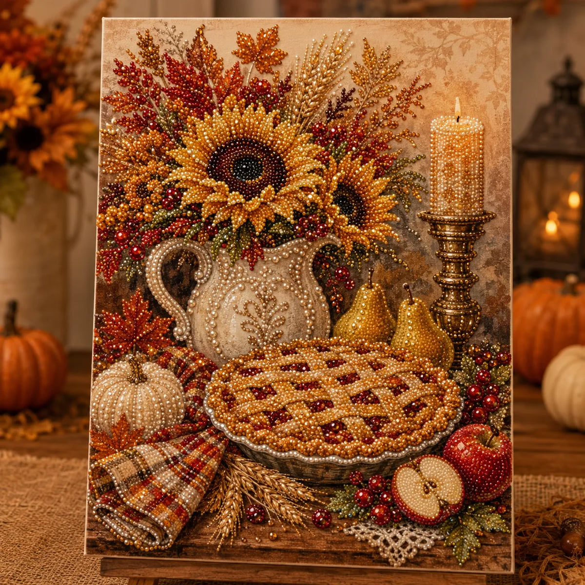 🍂 Autumn & Thanksgiving DIY Diamond Painting Kit