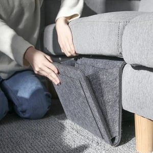 šļø50% OFF NOW! Bedside Hanging Storage BagāMultiāPocket Bed Caddy Organizer, Felt Hanging Pouch for Dorm Bunk Bed Hold Tablet Book Phone Stationery