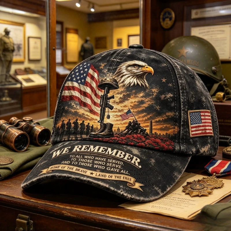 🦅Veteran heritage patriotic commemorative cap collection