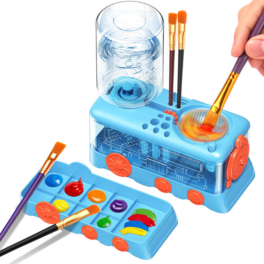 🎨 Limited-time 50% off — One-touch water circulation brush cleaning station