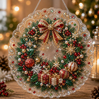 DIY Christmas Pearl Diamond Art Hanging Ornament Kit