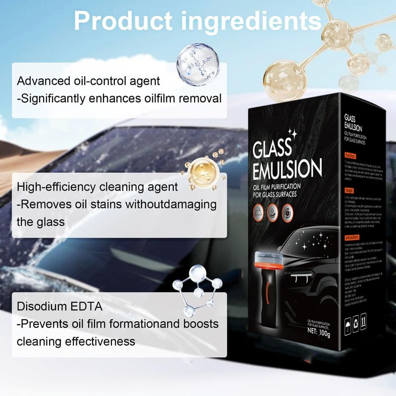 Hot Sale 60% OFF!!⚡50K+ SOLD!🔥🔥2025 Handheld Glass Oil-Film Remover