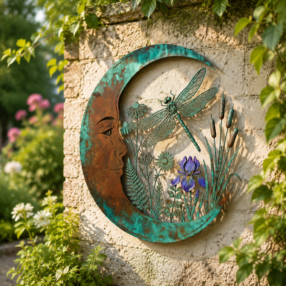 🔥 LIMITED-TIME 50% OFF🔥Dragonfly Moon Wall Decor