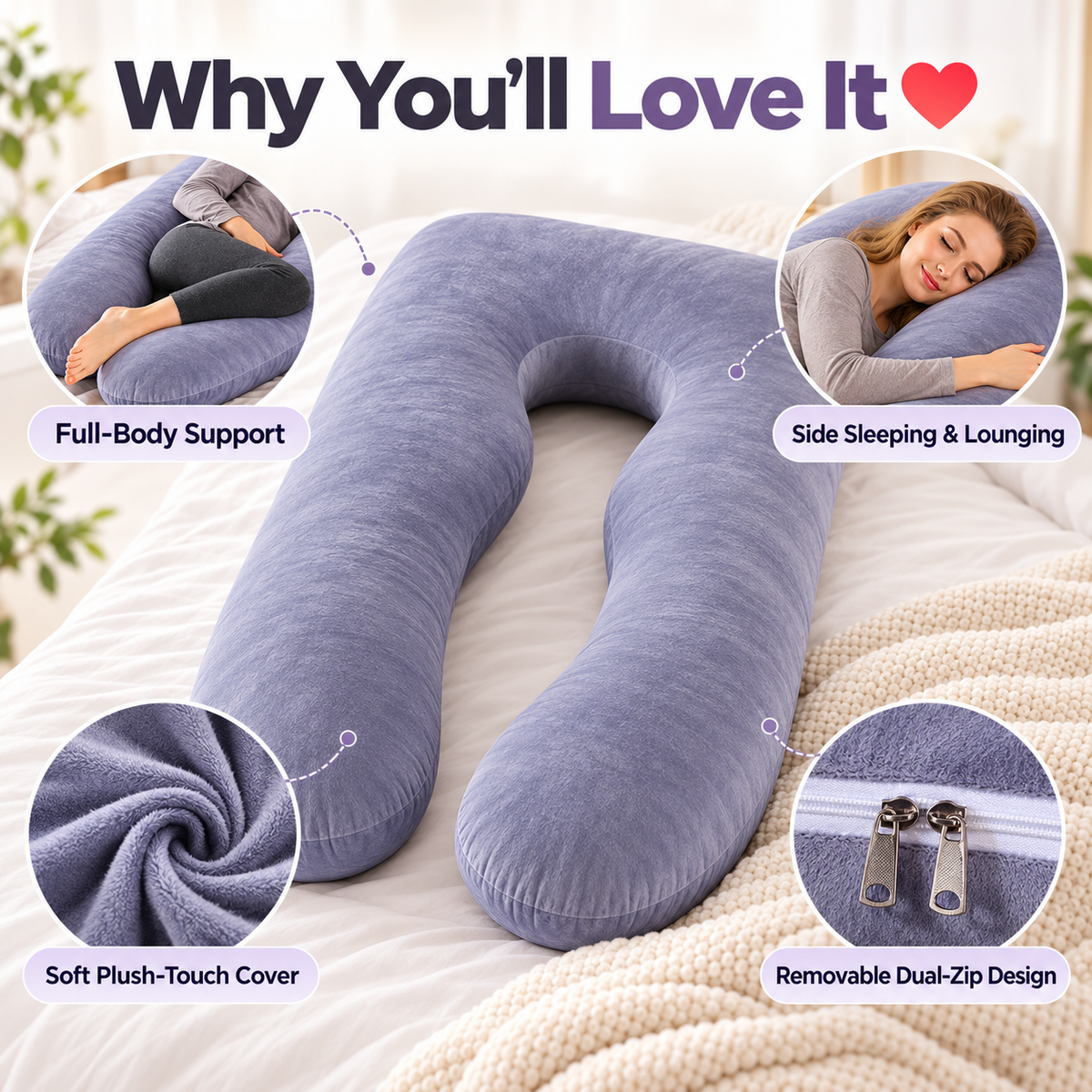 ☁Full-Body Car Travel Pillow