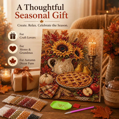 🍂 Autumn & Thanksgiving DIY Diamond Painting Kit