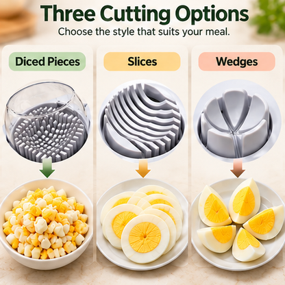 3-in-1 Egg Slicer &amp; Cutter