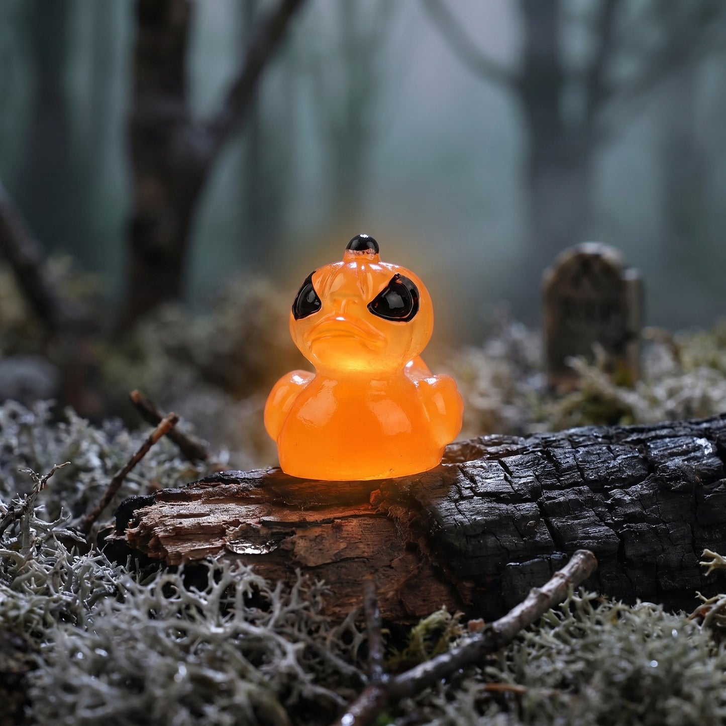 🔥Last Day Sale 50% OFF🔥Halloween Mini Duck Figurines, Devil Ghost Skull Assorted Desktop Ornaments, Spooky Party Favors