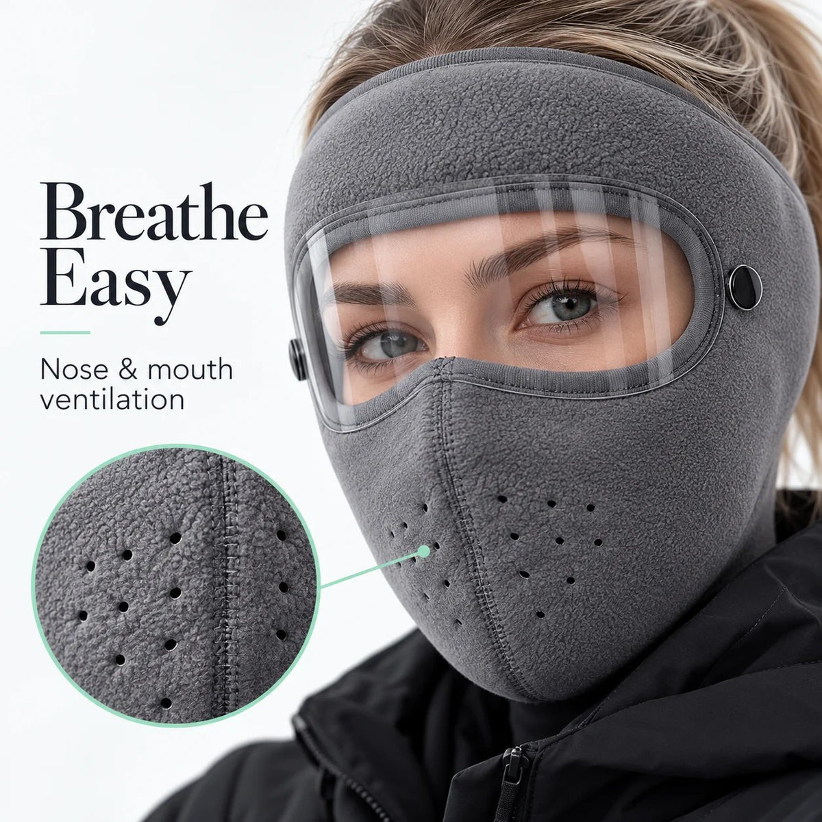 ❄️ Winter Thermal Balaclava with Removable Shield