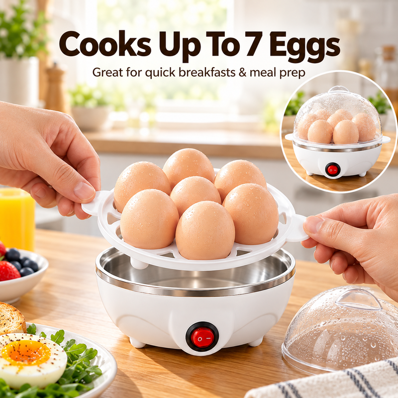 🍳Mini Electric Egg Cooker & Steamer