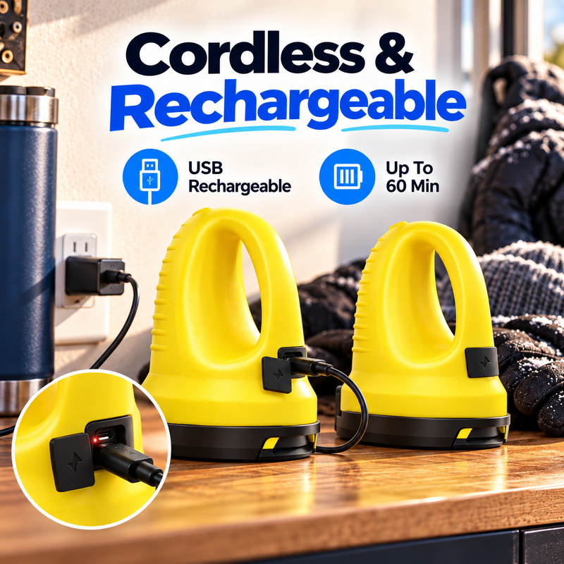 USB rechargeable cordless electric ice scraper