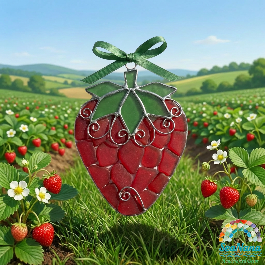 🍓Handmade Glass Orchard Fruit Ornament
