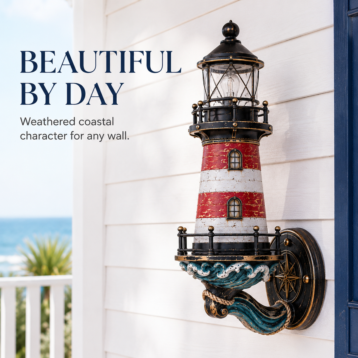 ✨Today Only: Get 50% Off🔥 - 🌊Vintage Coastal Lighthouse Wall Light