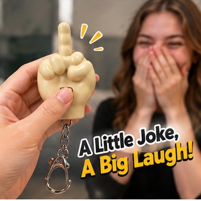 Funny Gesture Keychain Phone Stand