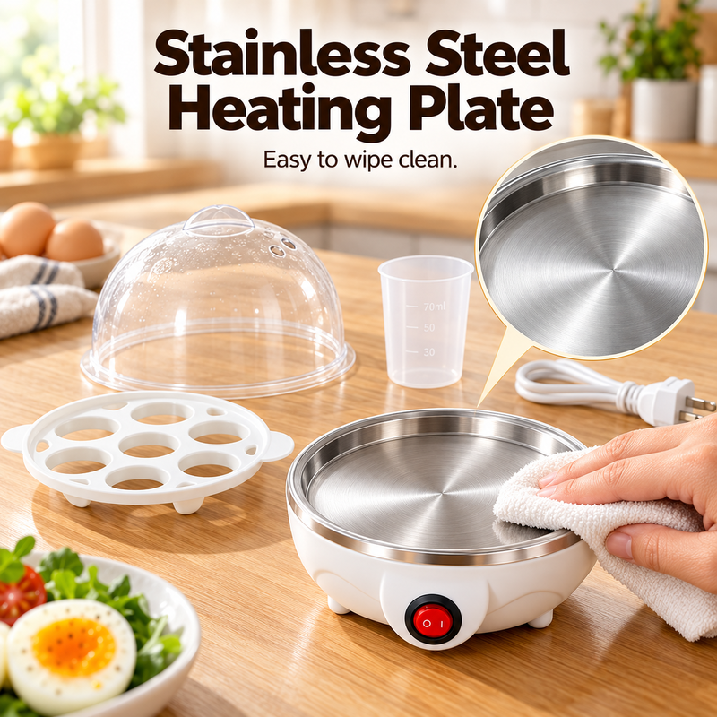 🍳Mini Electric Egg Cooker & Steamer