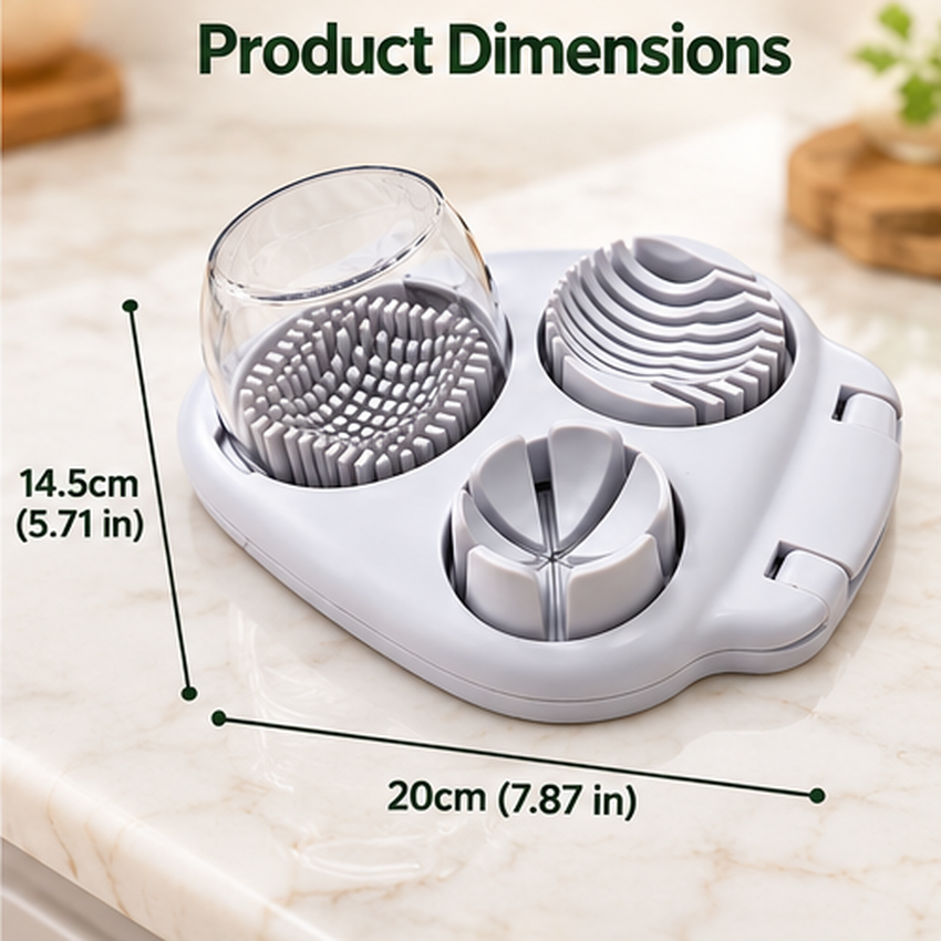 3-in-1 Egg Slicer &amp; Cutter