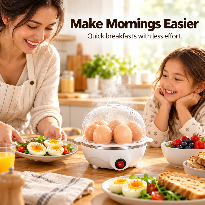 🍳Mini Electric Egg Cooker & Steamer