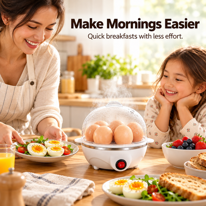 🍳Mini Electric Egg Cooker & Steamer
