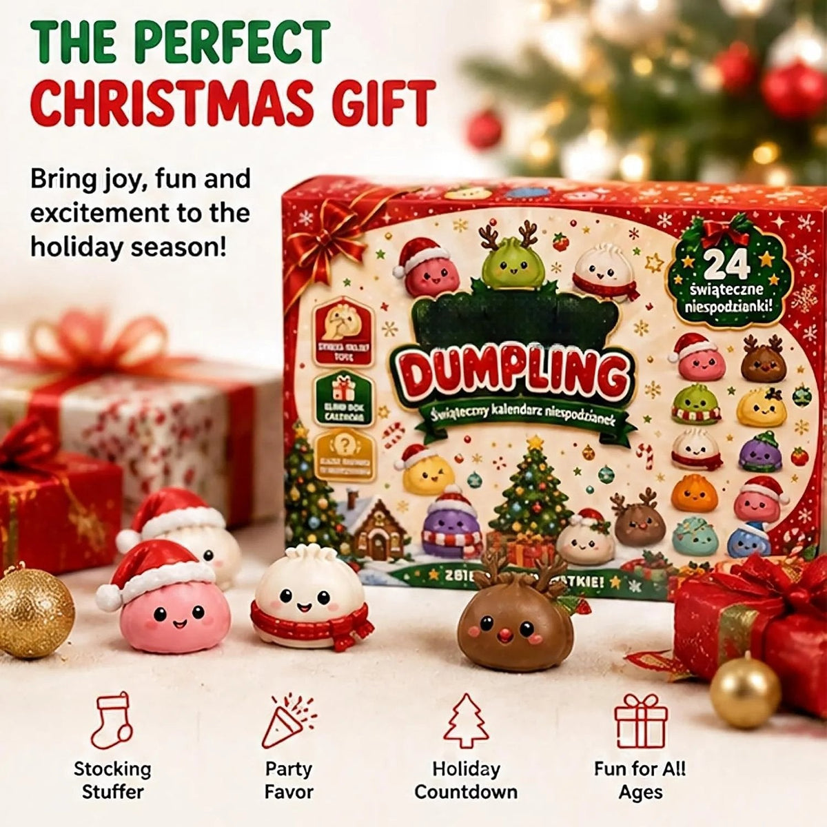 🔥Limited time 50% OFF —🎄 24 Days of Squishy Christmas Surprises