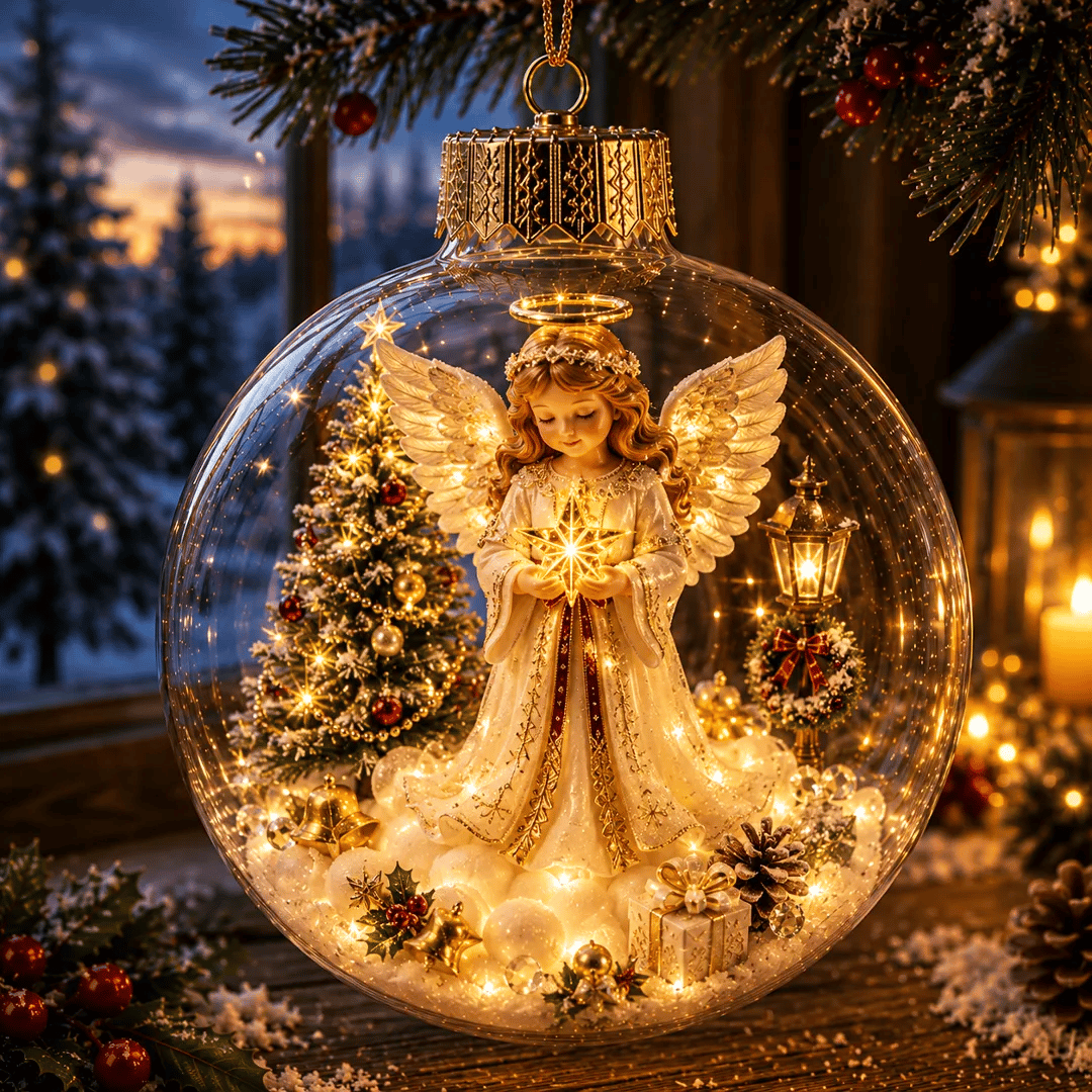 🔥Limited time 50% OFF -✨🎄 Glowing Christmas Story Ornament – Light-Up Mini Holiday Scene(📦Buy 3 Free Shipping)