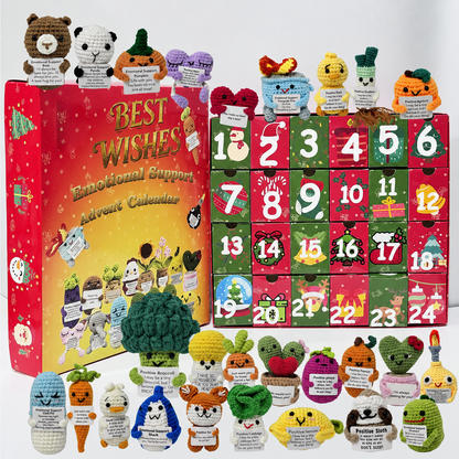 🎄 Christmas Early Bird Sale 50% OFF – 24-Day Heartwarming Crochet Advent Calendar | Daily Christmas Surprise Blind Box 🎁