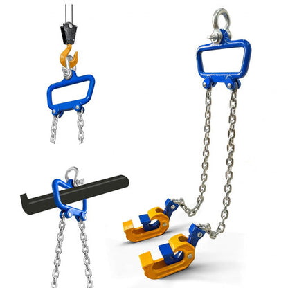 Chain Drum Lifter with Self-Locking Hook