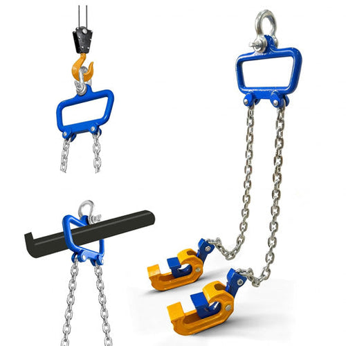 Chain Drum Lifter with Self-Locking Hook