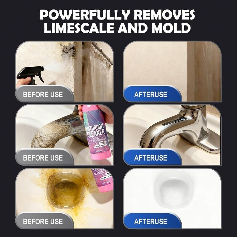 ✨✨ ✨Bathroom Cleaner: Sparkle in Seconds, No Harsh Fumes