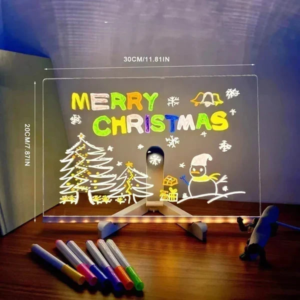 ✨LAST WEEK SPECIAL PRICE: ⏳🎨Luminous Led Drawing Board For Children