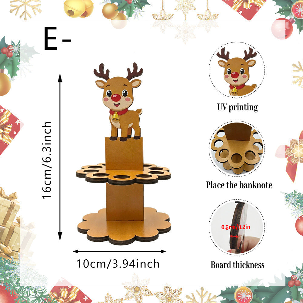 💵 Unique Christmas Wooden Cash Gift Stand – Make Giving Cash Extra Fun & Special! 🎄