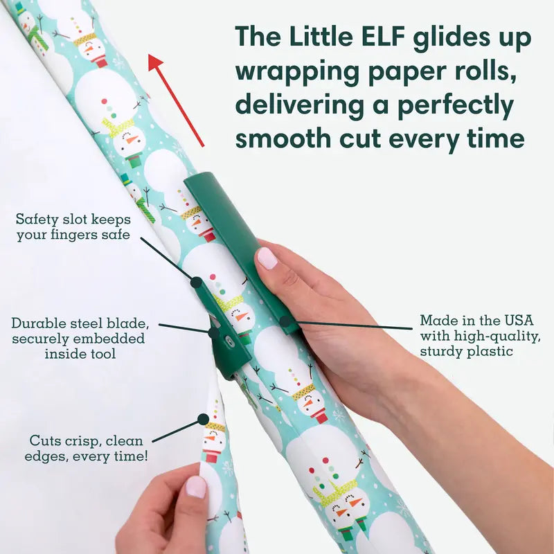 🎁 2-Pack Gift Wrap Sliding Cutter – Easy Wrapping Paper Cutting Tool