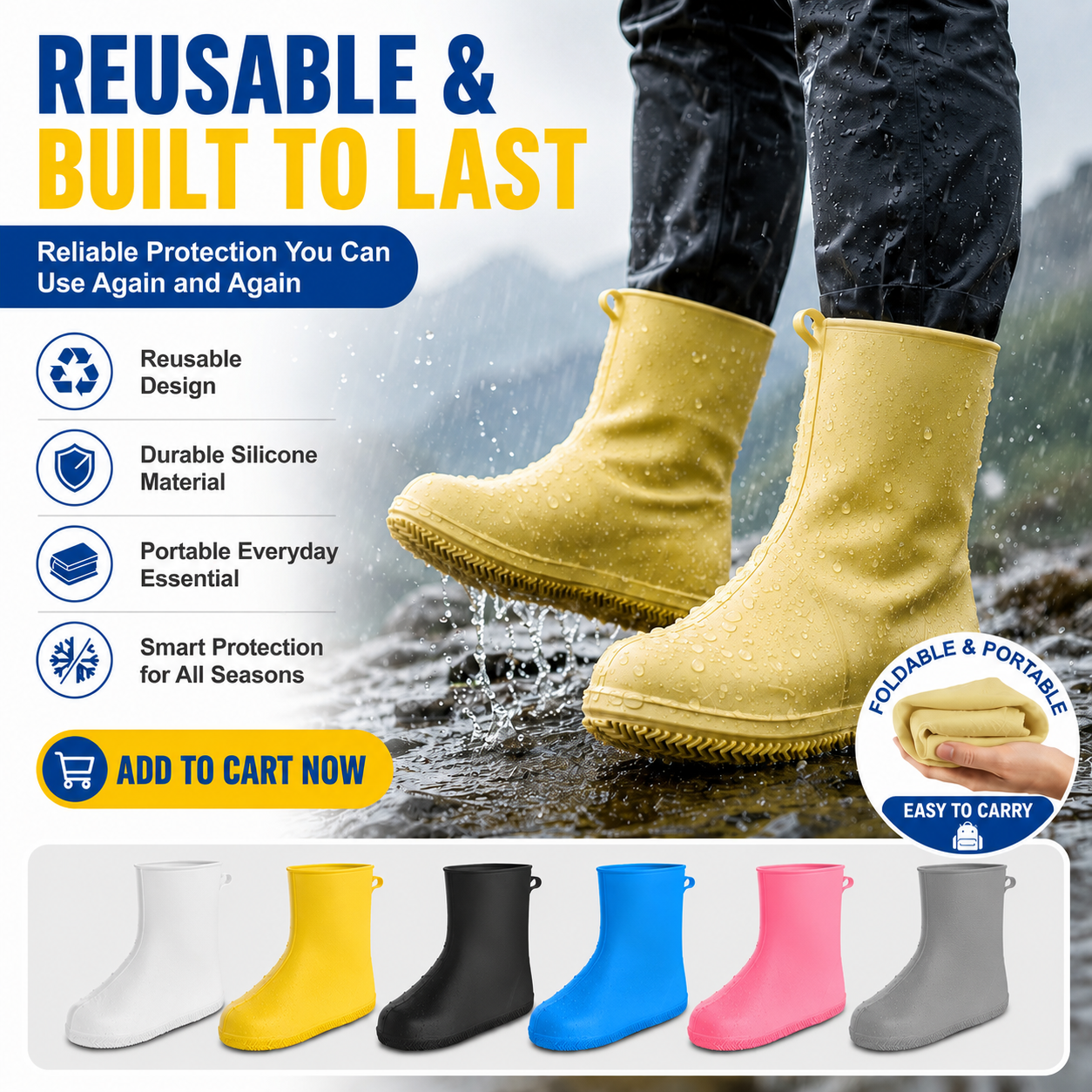 Thick Wear-Resistant Waterproof Shoe Cover