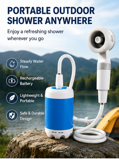 🔥LAST DAY 50% OFF🔥🚿 Rechargeable Portable Outdoor Shower