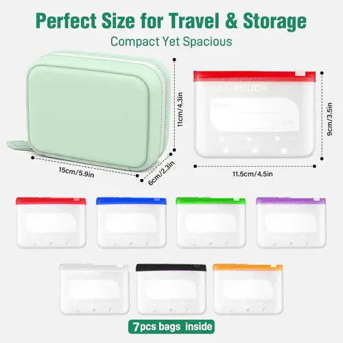🏆Flash Sale⚡50K+ SOLD! Waterproof Pill Pouch Set-7Pcs Bags Inside