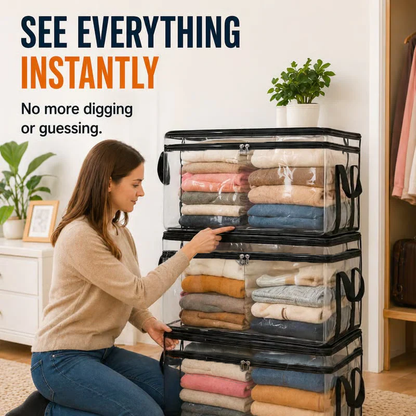 📦️Large Dustproof Storage Box with Handle