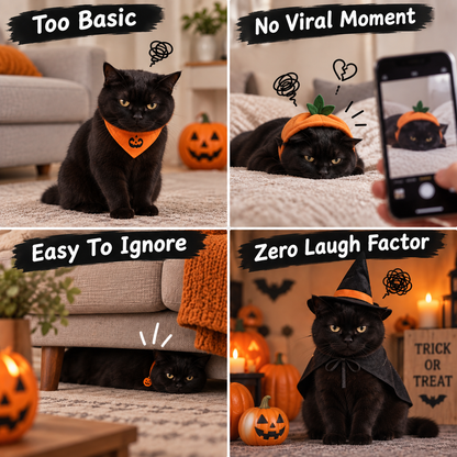 🐛 Limited-time 50% off — Funny centipede cat costume