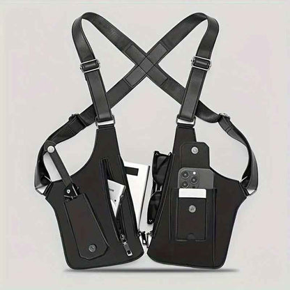 🔥Last Day 49% OFF 🎁 Premium Leather Adjustable Underarm Shoulder Bag for Men