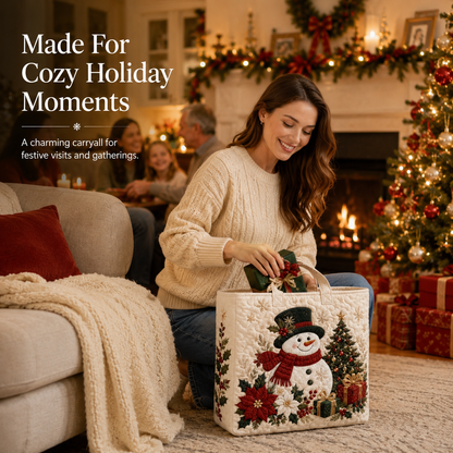 🔥Christmas Sale 49% OFF🎄Christmas Quilted Tote Bag
