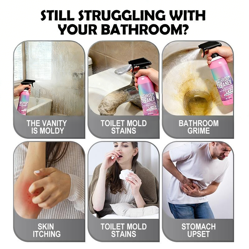 ✨✨ ✨Bathroom Cleaner: Sparkle in Seconds, No Harsh Fumes