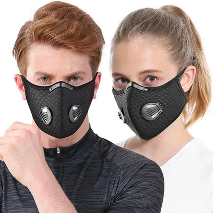 🚴 Limited-time 50% off —💖Reusable Carbon Filter Dust Mask – Built for Active Lifestyles