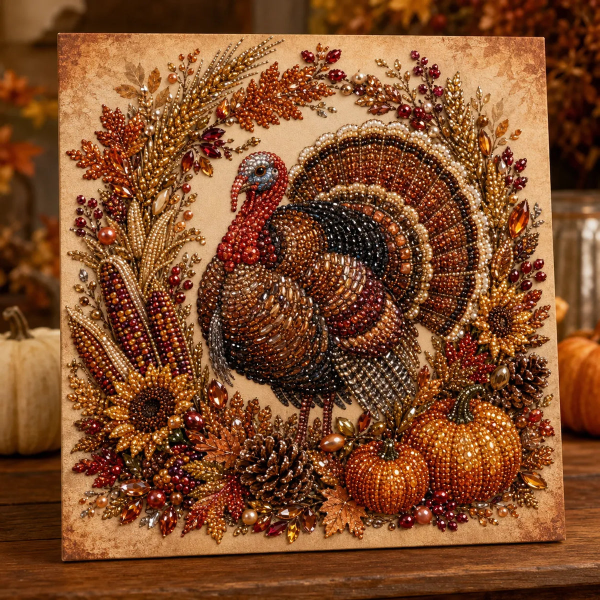 🍂 Autumn & Thanksgiving DIY Diamond Painting Kit