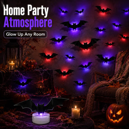 🔥Hot Sale 50% OFF🦇 3D LED Bat Light Decorations