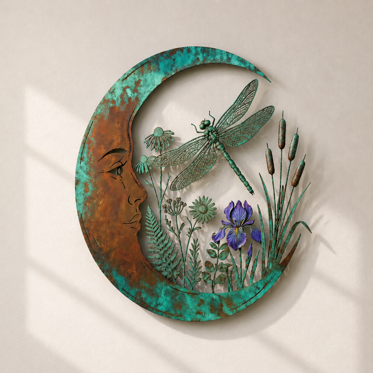 🔥 LIMITED-TIME 50% OFF🔥Dragonfly Moon Wall Decor
