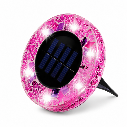 ✨Solar Outdoor Mosaic Disk Lights